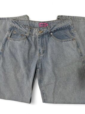 Edikted Low Rise Baggy Jeans, Petite Raelynn Washed Size Small